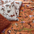 Warm Sienna - Close up - Furn Wildlings Tropical Duvet Cover Set