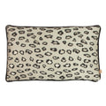 Bronze - Front - Kai Faline Jacquard Leopard Print Cushion Cover