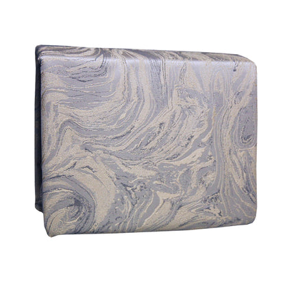 Oyster - Front - Paoletti Jacquard Marble Duvet Cover Set