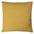 Ochre Yellow - Back - Furn Angeles Velvet Floral Cushion Cover