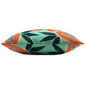 Aqua Green-Orange - Back - Furn Papaya Outdoor Cushion Cover