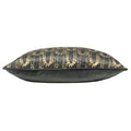 Charcoal - Side - Furn Wisteria Velvet Square Cushion Cover