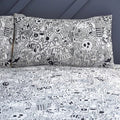 White-Black - Lifestyle - Style Lab Doodle Duvet Cover Set