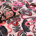 Ruby-Pink - Back - Furn Serpentine Tropical Duvet Set
