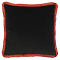 Paprika Red-Black - Back - Paoletti Kitraya Leopard Cushion Cover