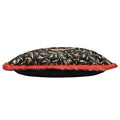 Paprika Red-Black - Side - Paoletti Kitraya Leopard Cushion Cover