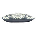 Slate Blue - Side - Paoletti Melrose Floral Cushion Cover