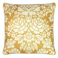 Honey - Front - Paoletti Melrose Floral Cushion Cover