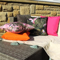 Bottle Green - Side - Paoletti Platalea Outdoor Cushion Cover