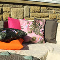 Blush - Side - Paoletti Platalea Outdoor Cushion Cover