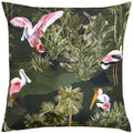 Bottle Green - Front - Paoletti Platalea Outdoor Cushion Cover