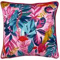 Pink-Blue-Golden Yellow - Front - Furn Psychedelic Jungle Cushion Cover
