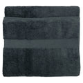 Charcoal - Front - Paoletti Cleopatra Egyptian Cotton Bath Towel