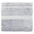 Silver - Front - Paoletti Cleopatra Egyptian Cotton Bath Towel