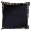 Black-Gold - Front - Paoletti Apollo Embroidered Cushion Cover