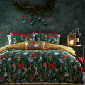 Pine Green - Lifestyle - Furn Deck The Halls Christmas Duvet Cover Set