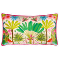 Multicoloured - Front - Kate Merritt Tropical Peacock Illustration Cushion Cover