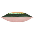 Green-Pink - Side - Kate Merritt Time For Tea Illustration Cushion Cover