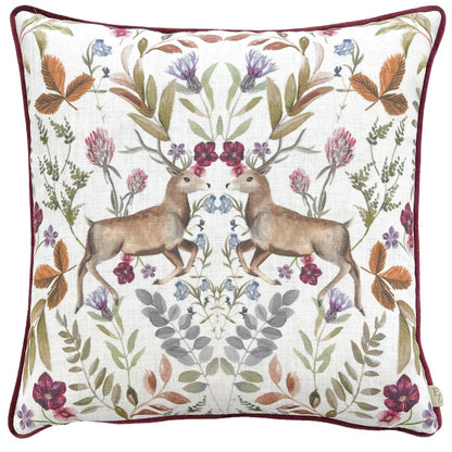 Shiraz - Front - Evans Lichfield Stag Mirrored Cushion Cover