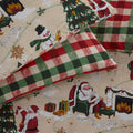 Cream-Red-Green - Side - Furn Santa Claus Christmas Duvet Cover Set