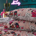 Blush - Side - Furn Inked Tattoo Duvet Cover Set