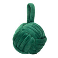 Emerald - Front - Furn Velvet Knotted Door Stopper