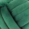 Emerald - Back - Furn Velvet Knotted Door Stopper