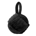 Black - Front - Furn Velvet Knotted Door Stopper