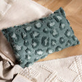Eucalyptus - Pack Shot - Furn Maeve Tufted Leopard Print Cushion Cover