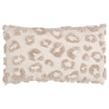 Natural - Front - Furn Maeve Tufted Leopard Print Cushion Cover