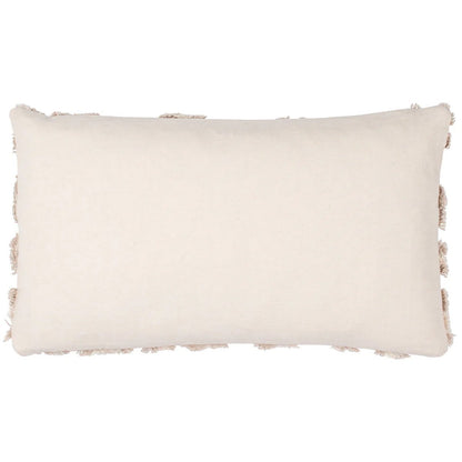 Natural - Back - Furn Maeve Tufted Leopard Print Cushion Cover
