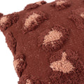 Brick Red - Lifestyle - Furn Maeve Tufted Leopard Print Cushion Cover
