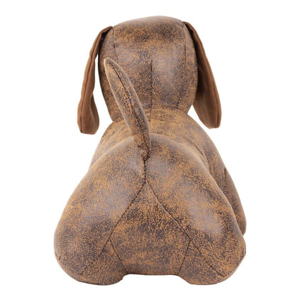 Brown - Back - Paoletti Dexter Daschund Dog Door Stopper