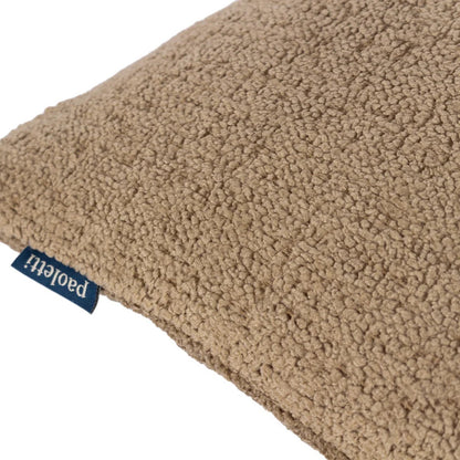 Biscuit - Side - Paoletti Nellim Bouclé Textured Cushion Cover