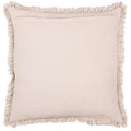 Natural - Back - Yard Bertie Velvet Washed Cushion Cover