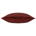 Marsala-Russet - Back - Paoletti Torto Velvet Rectangular Cushion Cover