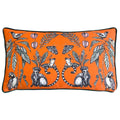 Orange - Front - Wylder Wild Mirrored Creatures Cushion Cover