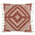 Brick Red - Front - Furn Kalai Tufted Tassel Cushion