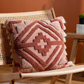 Brick Red - Pack Shot - Furn Kalai Tufted Tassel Cushion