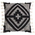 Black - Front - Furn Kalai Tufted Tassel Cushion