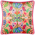 Pink-Blue - Front - Kate Merritt Paisley Cushion Cover