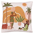 Sand - Front - Furn Alia Abstract Cushion Cover