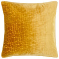 Mustard - Front - Paoletti Bloomsbury Velvet Cushion Cover