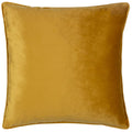 Mustard - Back - Paoletti Bloomsbury Velvet Cushion Cover