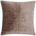 Taupe - Front - Paoletti Bloomsbury Velvet Cushion Cover