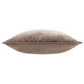 Taupe - Side - Paoletti Bloomsbury Velvet Cushion Cover