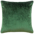 Emerald - Front - Paoletti Bloomsbury Velvet Cushion Cover