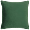 Emerald - Back - Paoletti Bloomsbury Velvet Cushion Cover