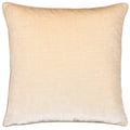 Ivory - Front - Paoletti Bloomsbury Velvet Cushion Cover