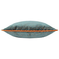 Teal-Rust - Back - Paoletti Estelle Spotted Cushion Cover